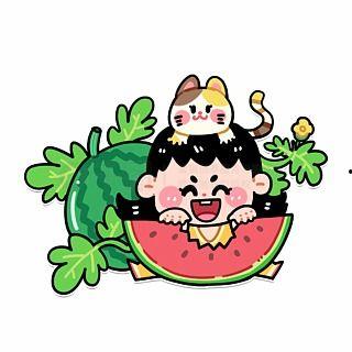 卡通头像吃瓜图文,揭秘网络潮流背后的趣味与思考